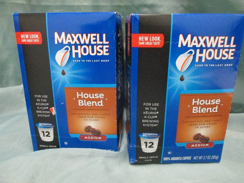 lot 9 image: Maxwell House Keurig 2 boxes 12 cou...