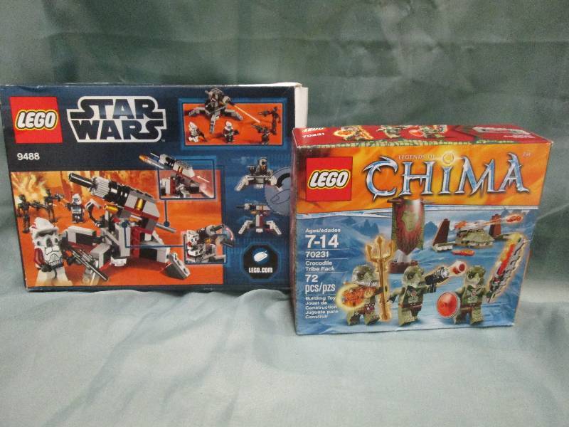 lot 18 image: Lego Star Wars kit #9488 and Lego C...