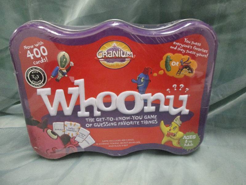 lot 24 image: WHOONU Cranium game ages 8 to adult...