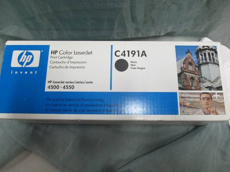 lot 27 image: HP Black # C4191A Laser Jet print c...