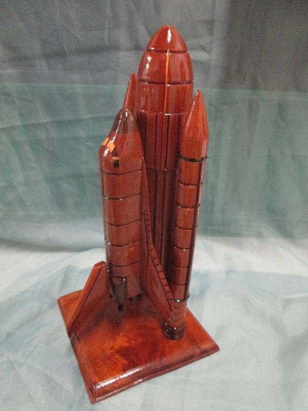 lot 29 image: Space Shuttle Wooden Deco...
