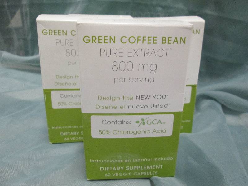 lot 34 image: Green Coffee Bean Pure Extract 800 ...