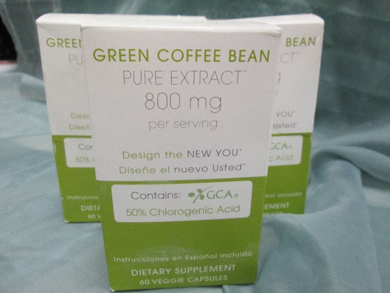 lot 35 image: Green Coffee Bean Pure Extract 800 ...