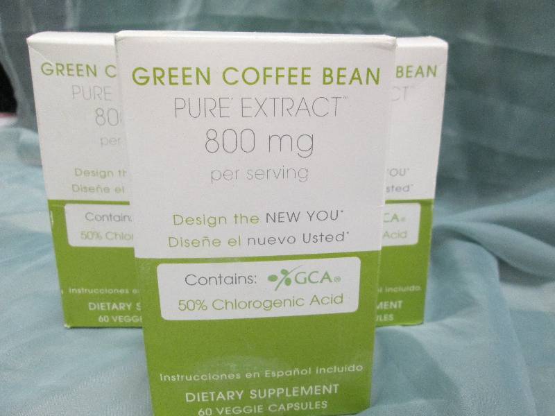 lot 36 image: Green Coffee Bean Pure Extract 800 ...