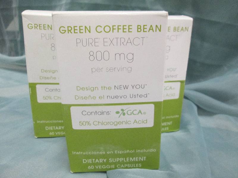lot 37 image: Green Coffee Bean Pure Extract 800 ...