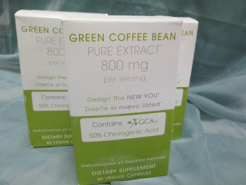 lot 40 image: Green Coffee Bean Pure Extract 800 ...