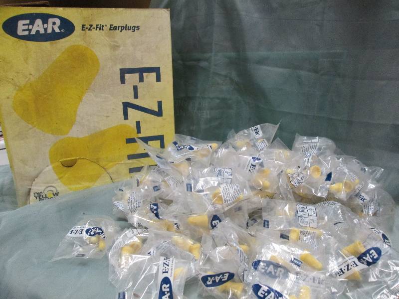 lot 60 image: E-Z-Fit Ear plugs lot of 55 plus pa...