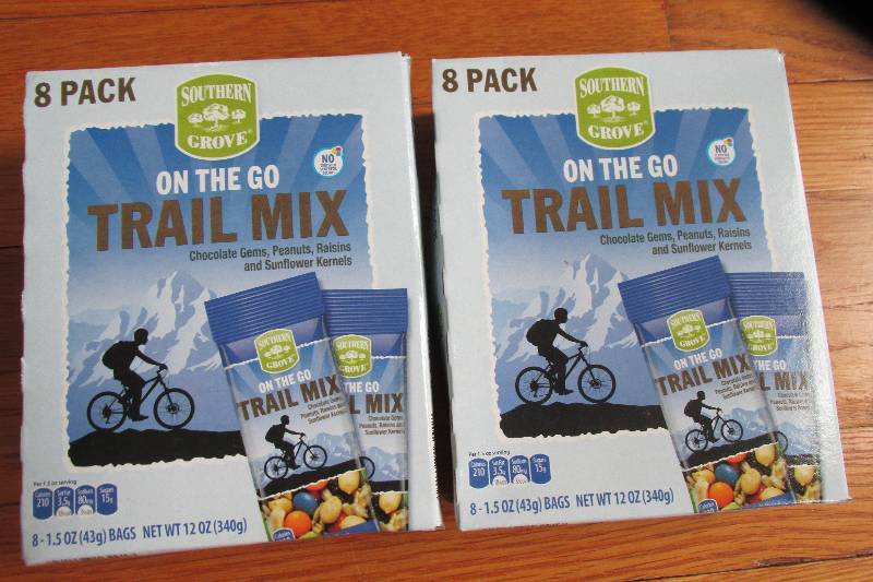 lot 114 image: 2 boxes, 8 per box trail mix single...