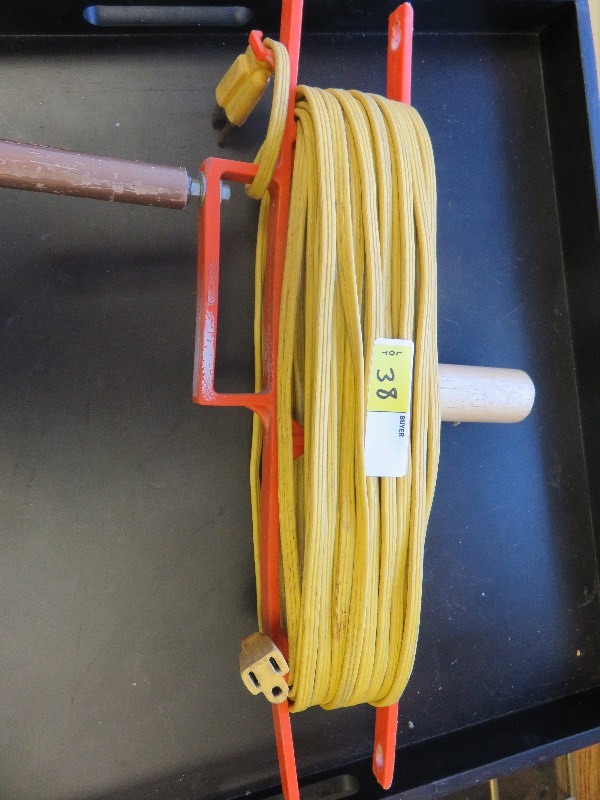 lot 38 image: Extention Cord on Cord Reel
