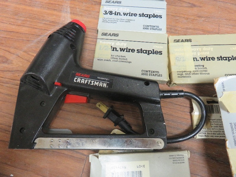 lot 107 image: Craftsman Electric StaplerNailer