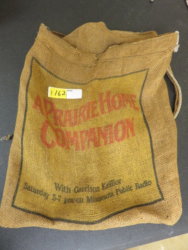 lot 162 image: A Prairie Home Companion wGarrison Kellor on MPR Sack
