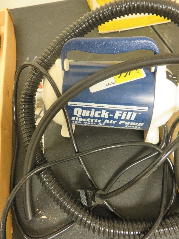 lot 166 image: Intex Quick Fill Electric Air Pump