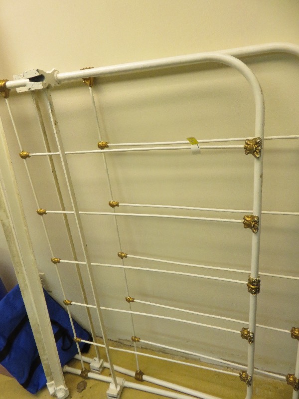 lot 182 image: Antique Metal Bed Frame