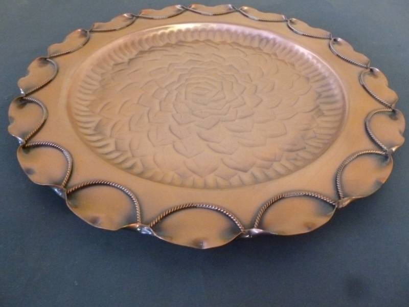 lot 45 image: Copper Wall Plate