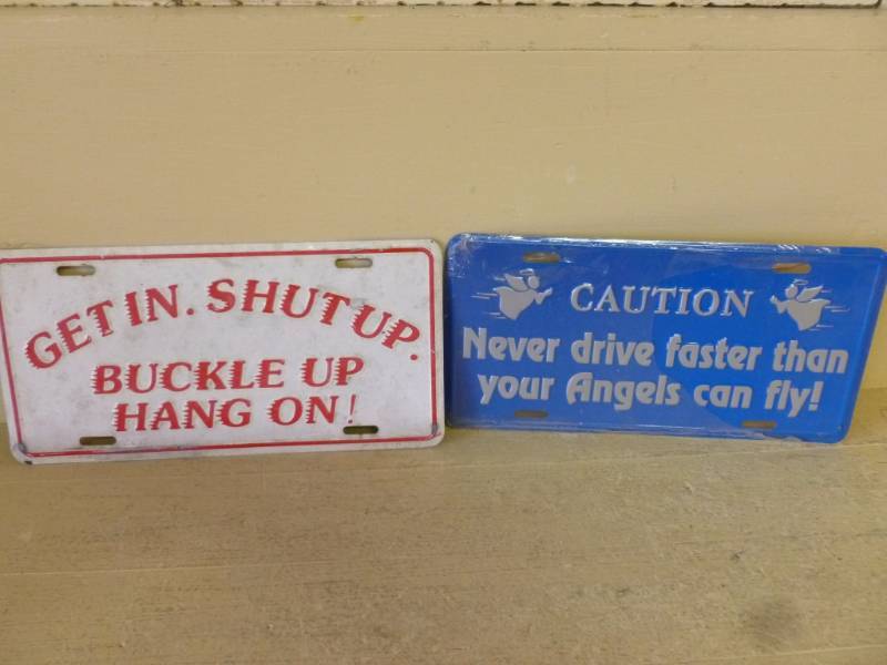 lot 49 image: Metal Sign