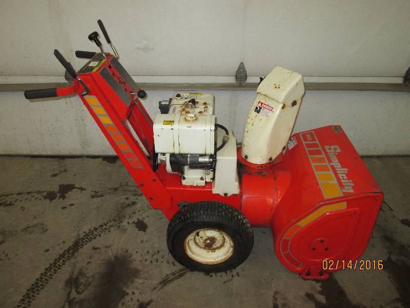 Simplicity 8HP Snow Blower