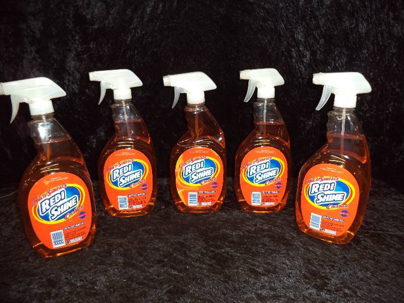 Lot - 5 Bottles of Multi Surface Redi Shine Cleaner