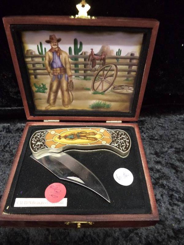 Pocket Knife Cowboy Theme