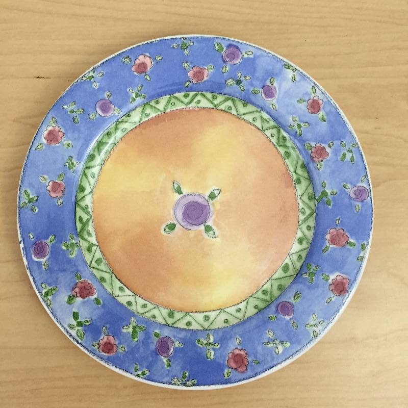 lot 17 image: 8 Gorgeous, Fun & Collectible Sango Sue Zipkin Sweet Shoppe Salad Dessert Plates - Excellent