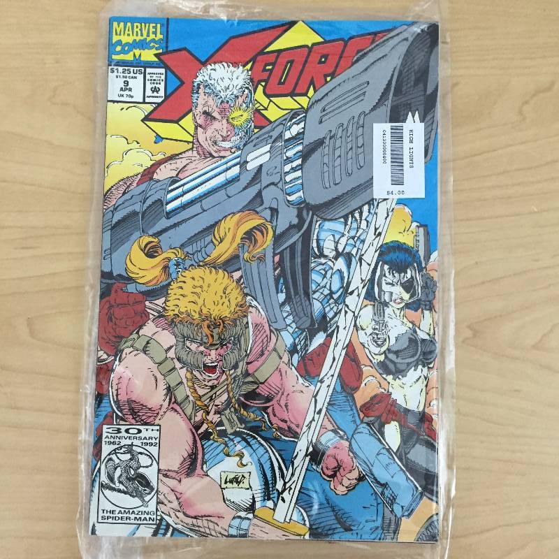 lot 38 image: Collector Comics #2 2 Xforce & 1 Wolverine - Pulled From Store Shelf After Finding Out Value - All Nice Shape