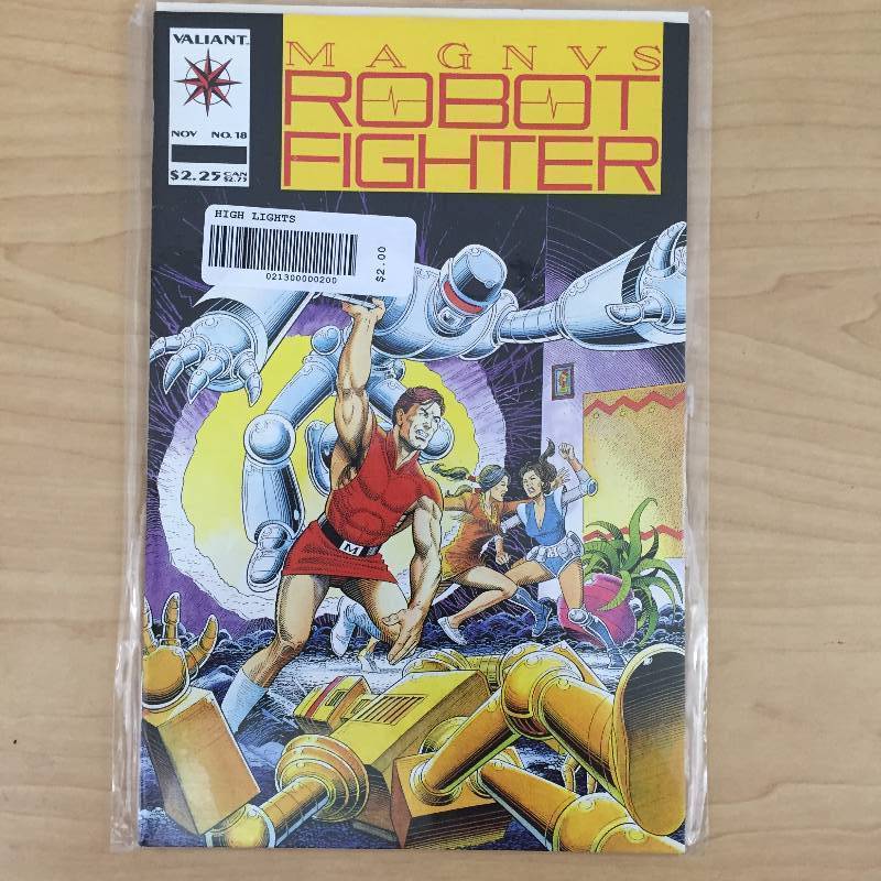 lot 44 image: Collector Comics #8 Robot Fighter - Pulled From Store Shelf After Finding Out Value - All Nice Shape