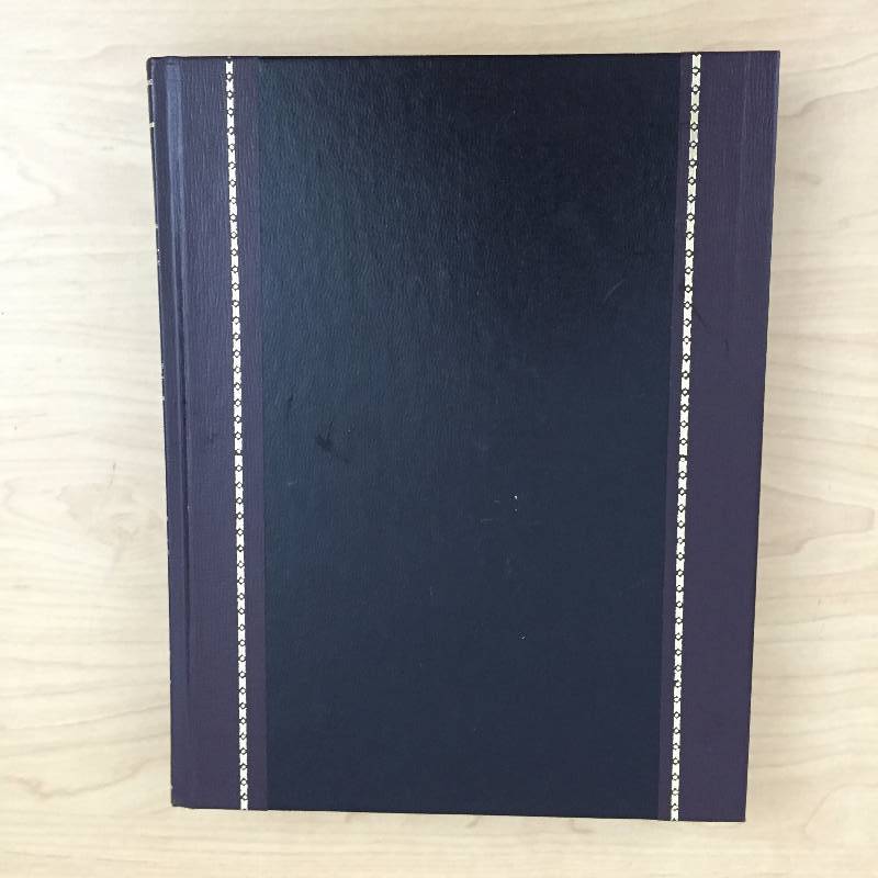 lot 52 image: #1 Retails for $50 NEW Wilson Jones S295 Profession Hard Bound Black Brown & Gold Trim Record Journal Book