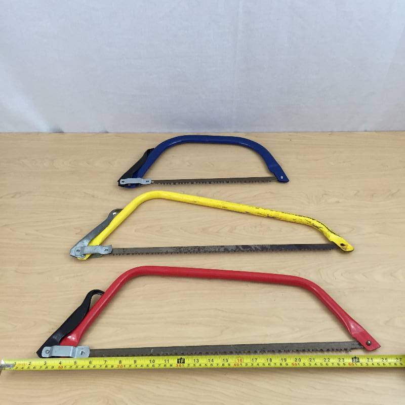 lot 60 image: 3 Color & Sizes Bow Tree SAWS - Used Condition