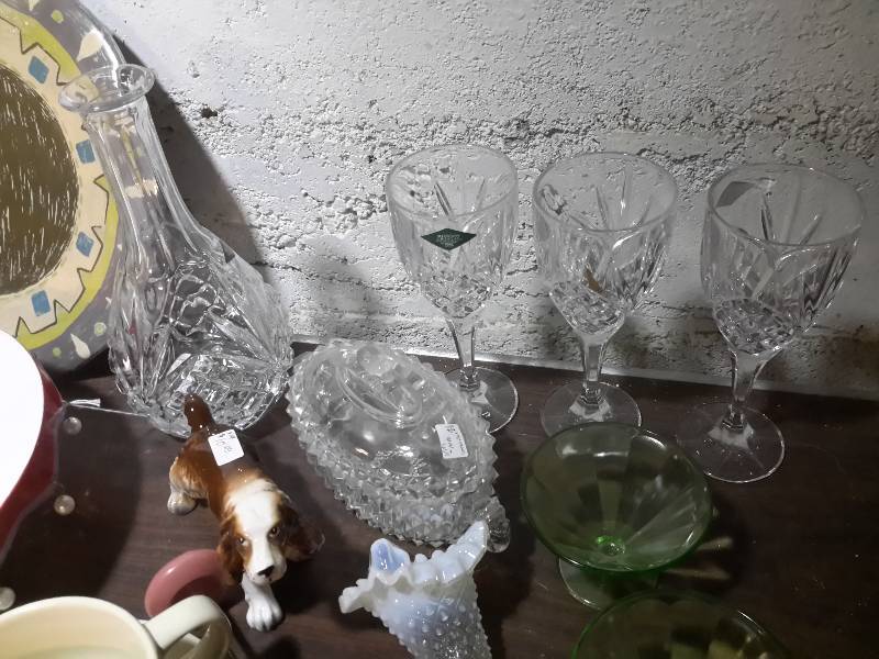 Misc. Glassware as pictured