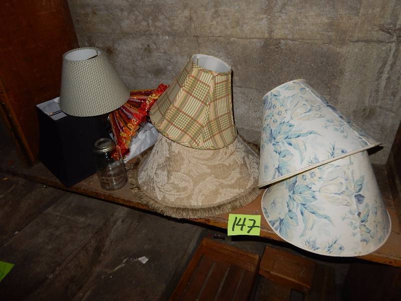 Misc. Lamp Shades as pictured