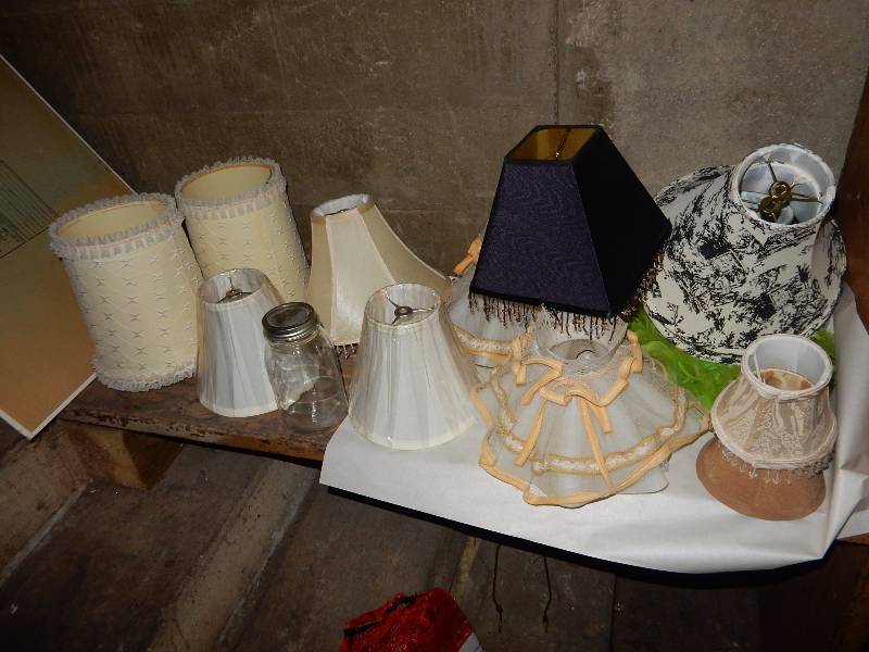 Misc. Lamp Shades as pictured