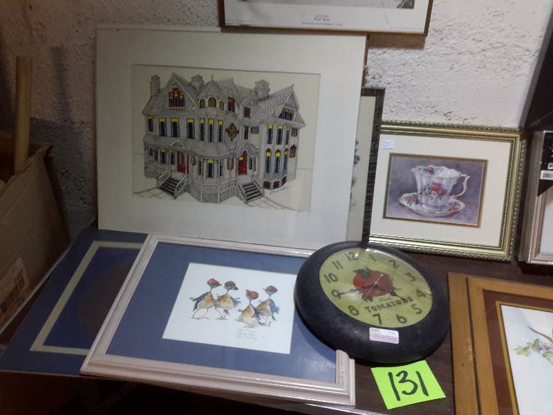 Frames and pictures as shown