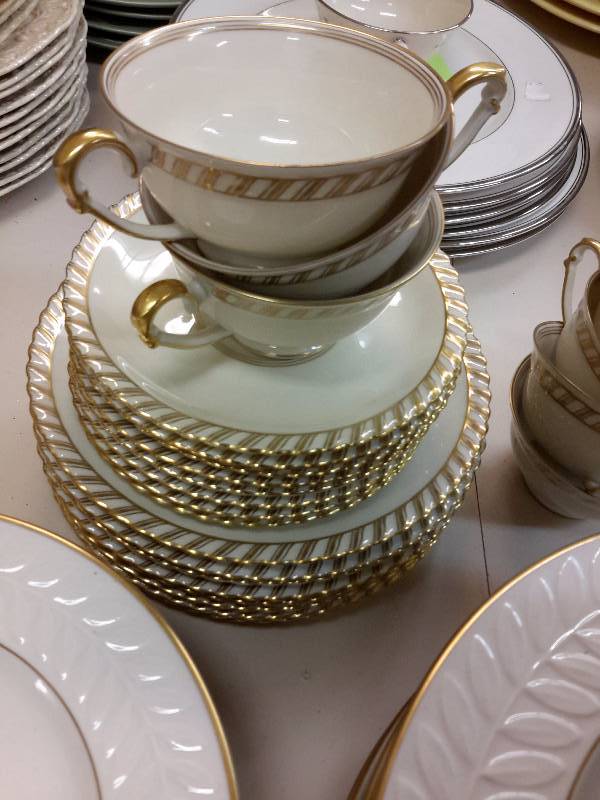 Nice Gold edged China as pictured.. 2 different styles