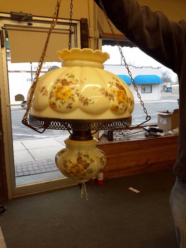 Very nice GlassBrass hanging lamp