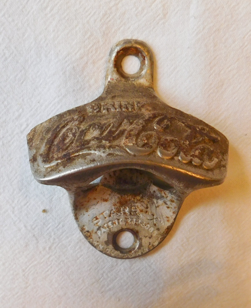 vintage cast Starr coca cola bottle opener wall mount   #51