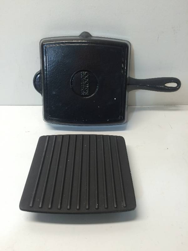 Cast Iron Grill Pan wPress