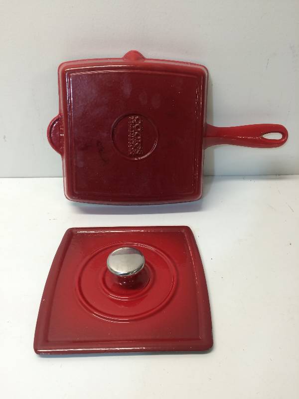 Cast Iron Grill Pan wPress