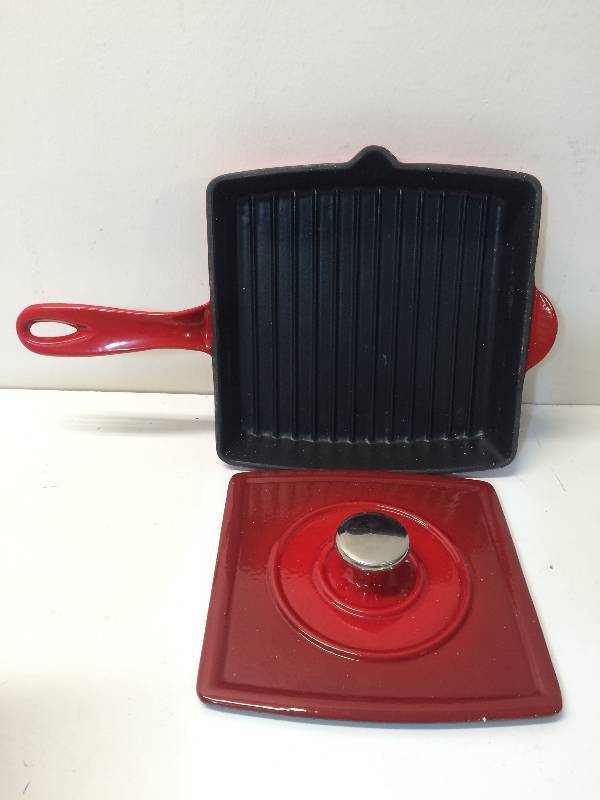 Cast Iron Grill Pan wPress
