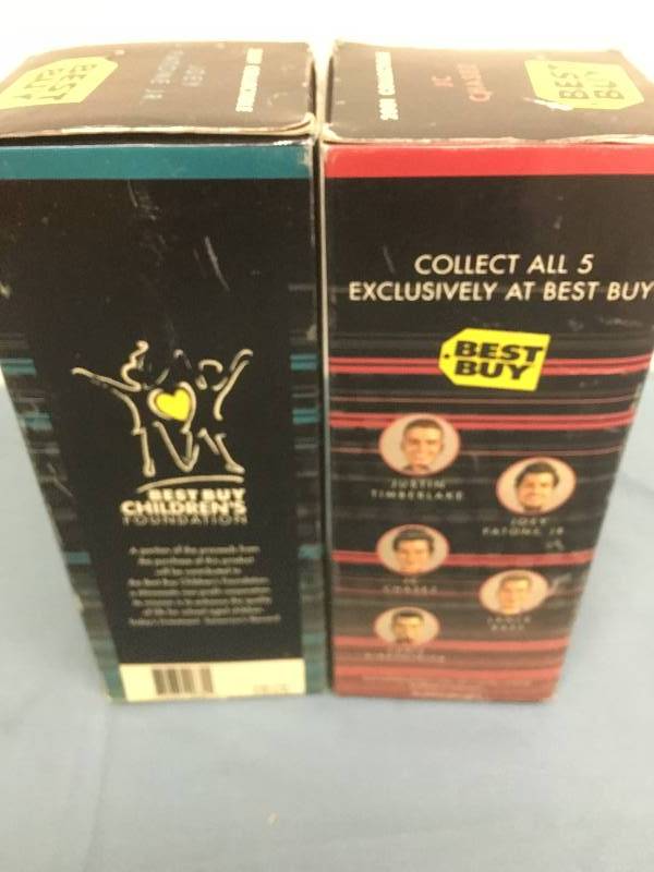 lot 21 image: two nsync bobble head dolls