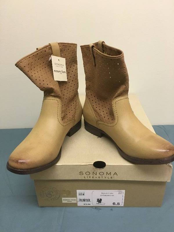 lot 23 image: sonoma boots size 6.5 retail $79