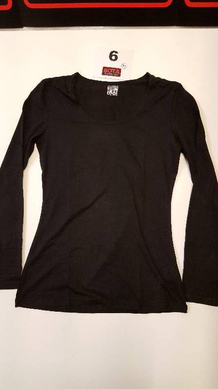 LADIES WEATHER PROOF 32 DEGREE HEAT  LSLEEVE BLK MEDIUM