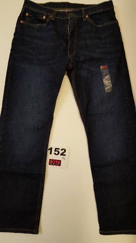 MENS LEVI STRAUSS JEANS   DK BLUE 34X30