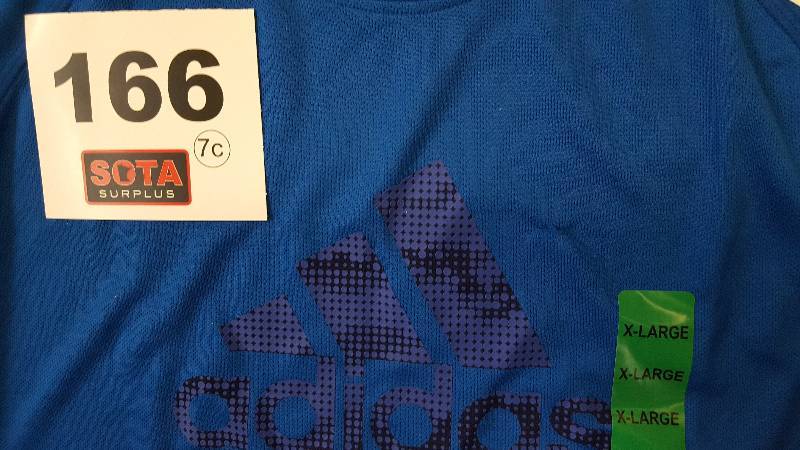 ADIDAS SSLEEVE ACTIVE SHIRT  BLUE  XL