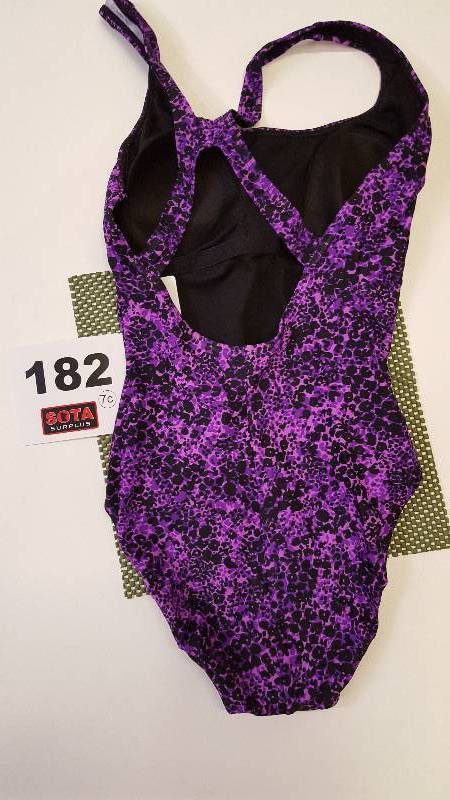 SPEEDO WOMENS 1 PC SWIM SUIT  PURPLE  SZ 8