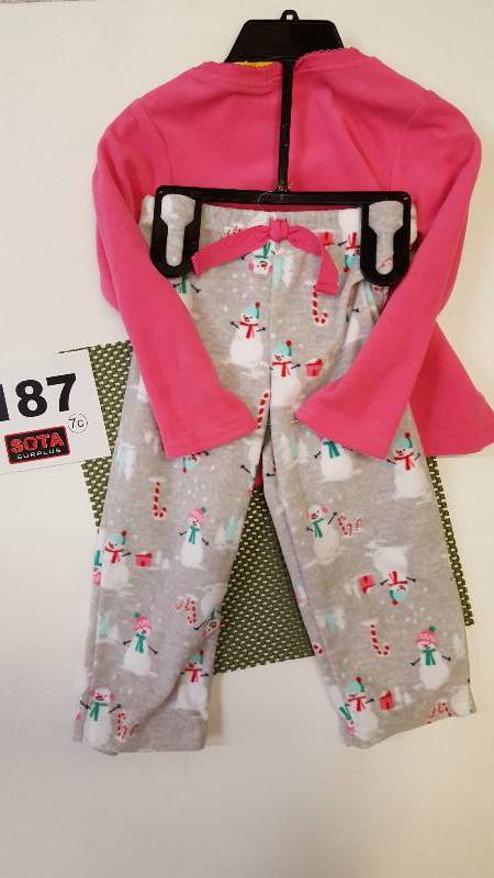 CARTERS GIRLS 2 PC  SET  PINKGREY  SZ 2T