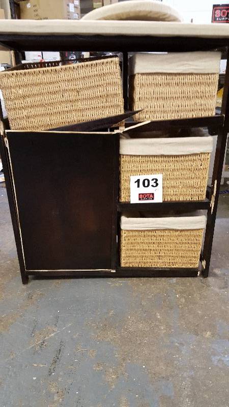 lot 103 image: Mcleland Design Ironing board with storage