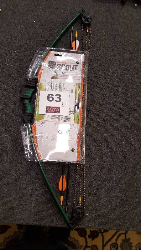 lot 63 image: BEAR YOUTH SCOUT ARCHERY SET