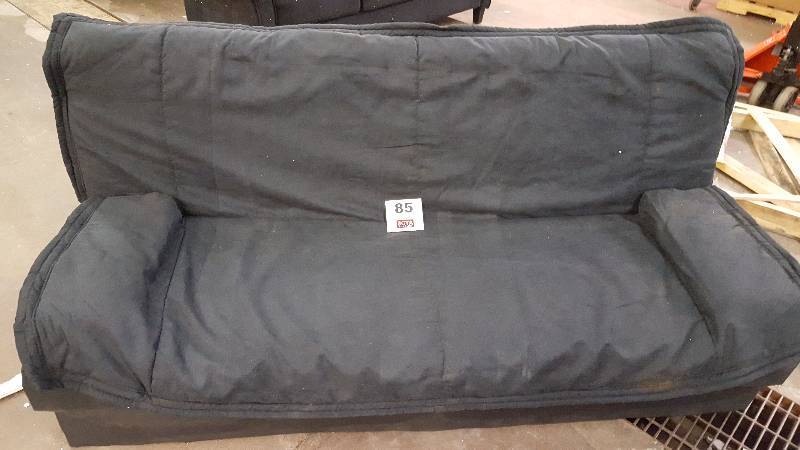 lot 86 image: SAN PAULO CLICK CLACK SOFABED  BLACK