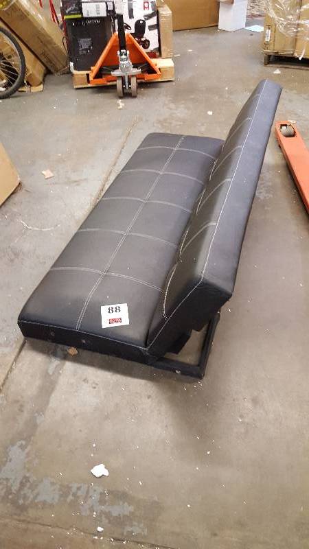 lot 88 image: CLICK CLACK SOFA BLACK