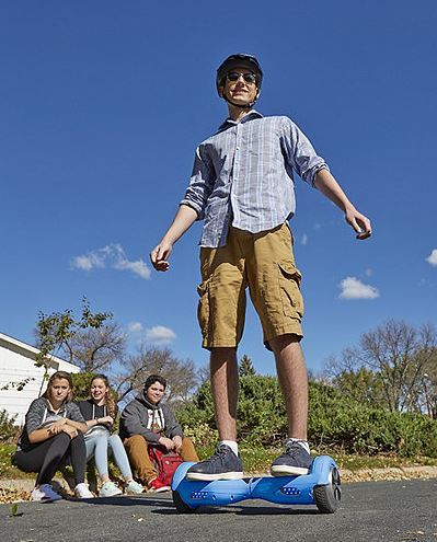 lot 174 image: Self-Balancing 2-Wheeled Electric Scooter  Blue