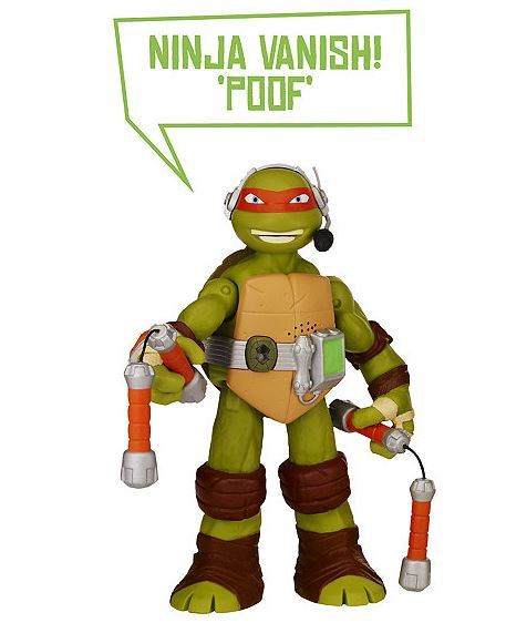 lot 32 image: Teenage Mutant Ninja Turtles Interactive Talking Michelangelo Action Figure